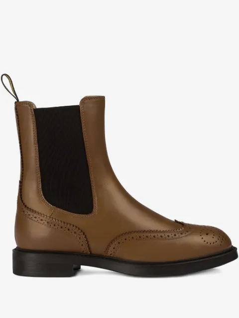 Doucal's leather Chelsea boots