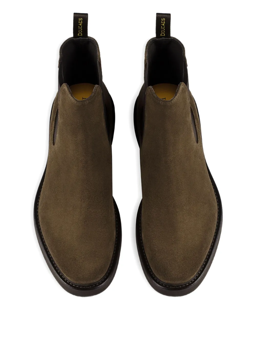 Doucal's suede elastic-sided boots Brown