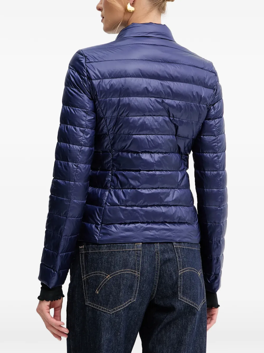  Patrizia Pepe Zip Puffer Jacket - Blue 