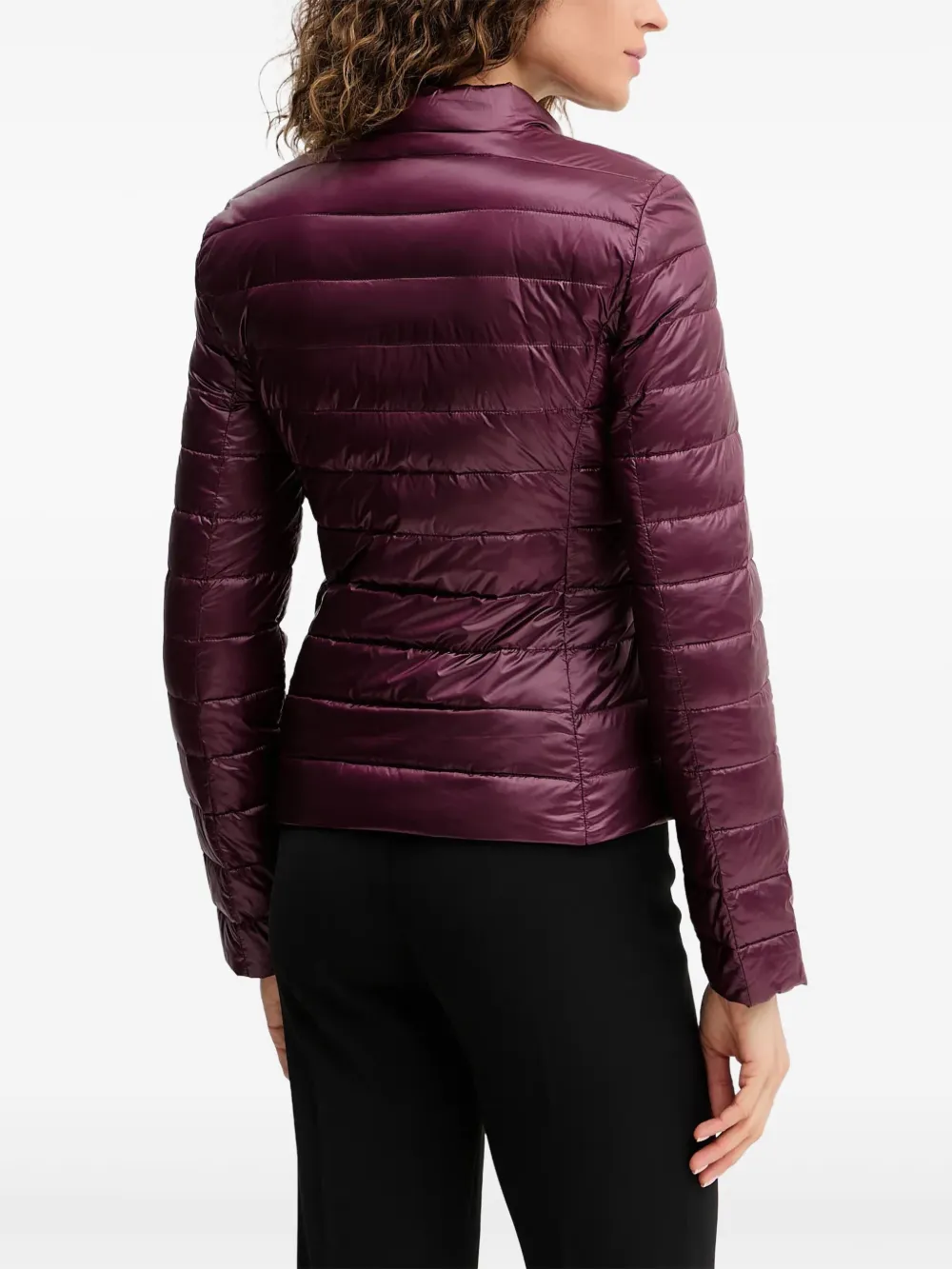 Patrizia Pepe Gewatteerd jack met rits Rood