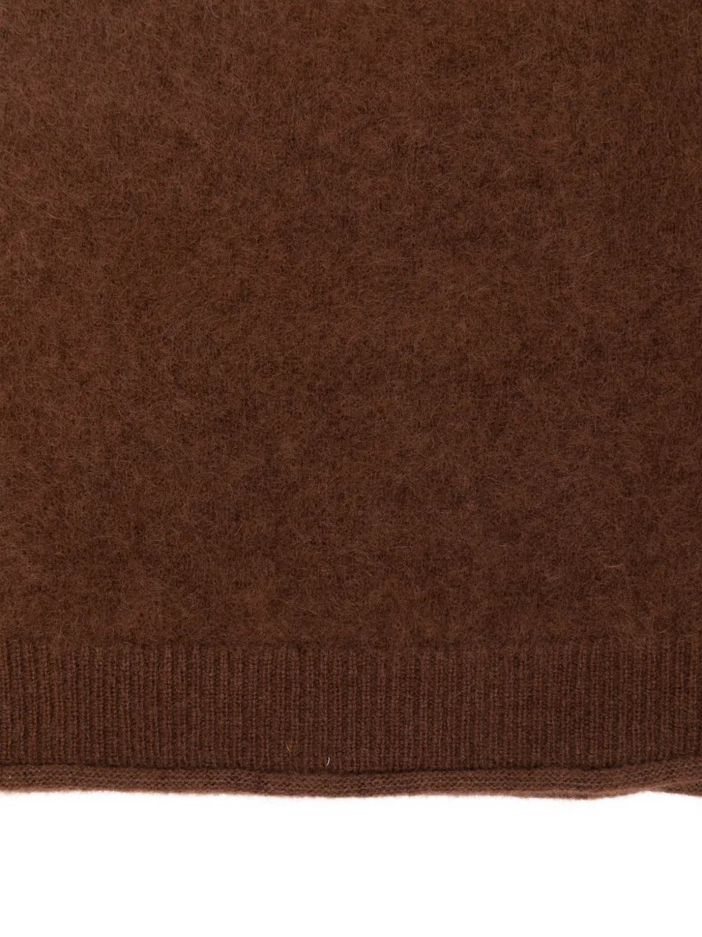Max & Moi Brushed-cashmere Beanie Hat In Brown