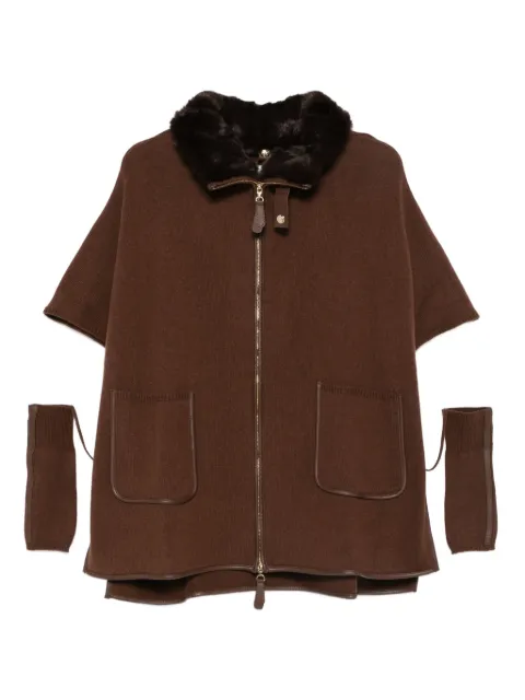 Max & Moi zip-up cardi-coat