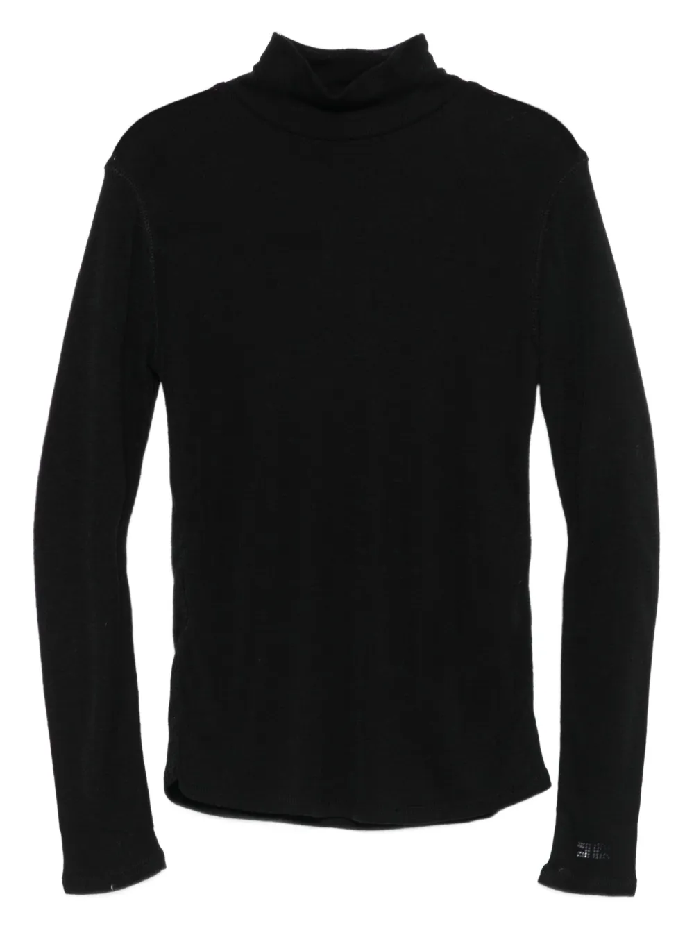 Elisabetta Franchi La Mia Bambina high-neck long-sleeve top | Black | Image 1