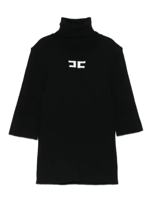 Elisabetta Franchi La Mia Bambina ribbed-knit turtleneck top