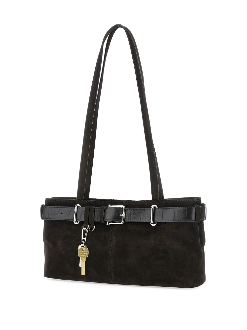 Osoi Kleine Brocle suède heuptas met riem Bruin