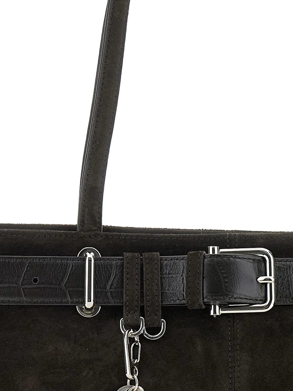 Osoi Small Brocle Suede Belt Shoulder Bag | Brown | FARFETCH