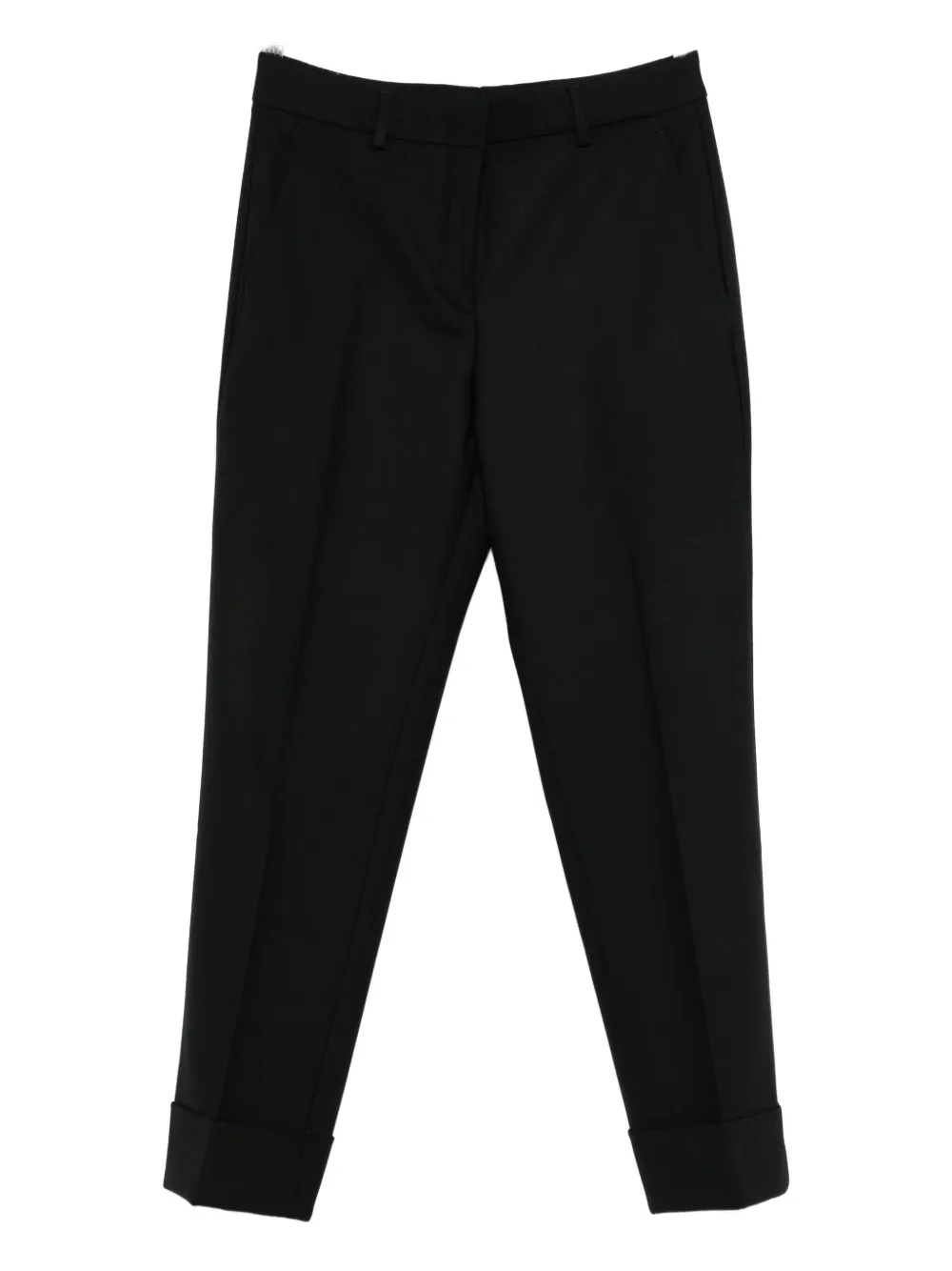 Incotex Tailored Wool Trousers Featuring Pockets In Black