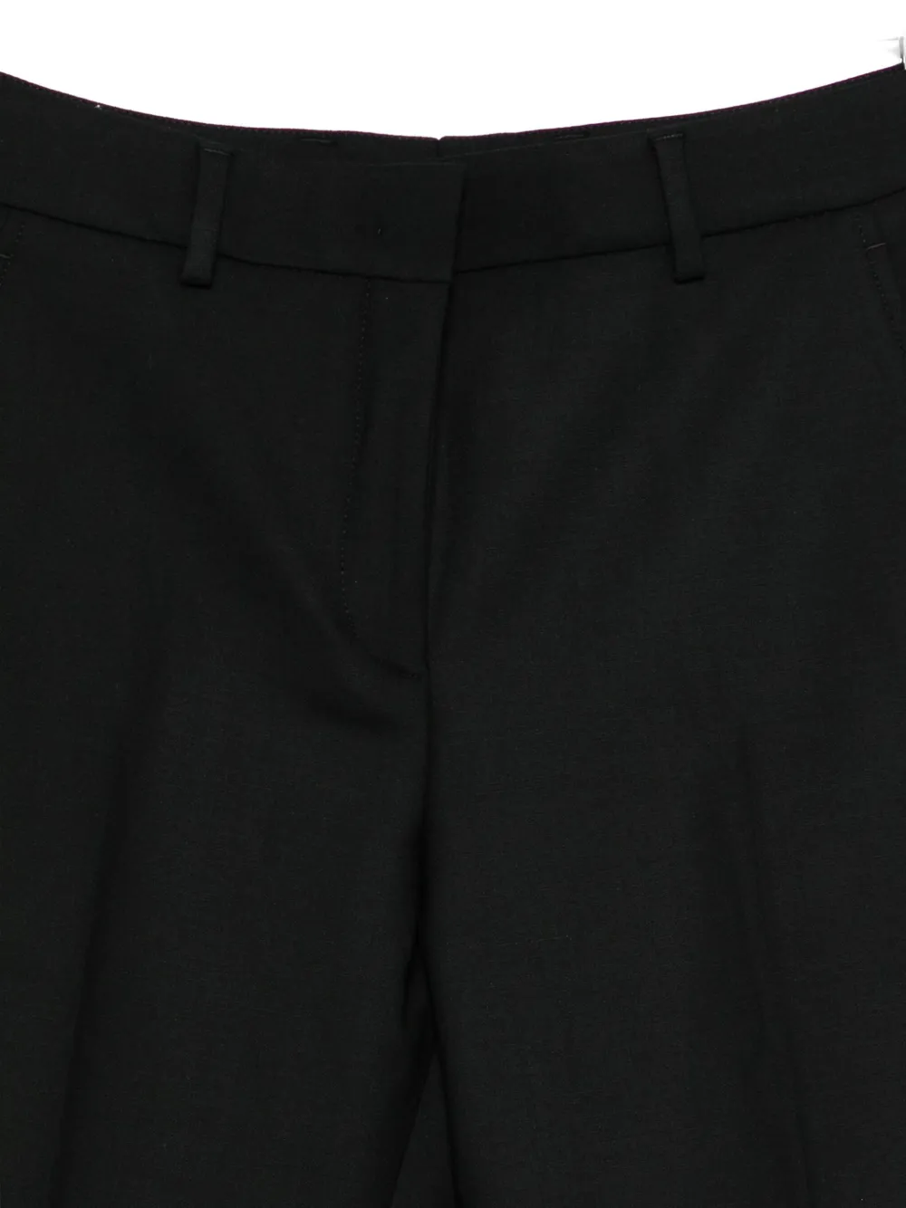 Incotex Tailored Wool Trousers Featuring Pockets In Black