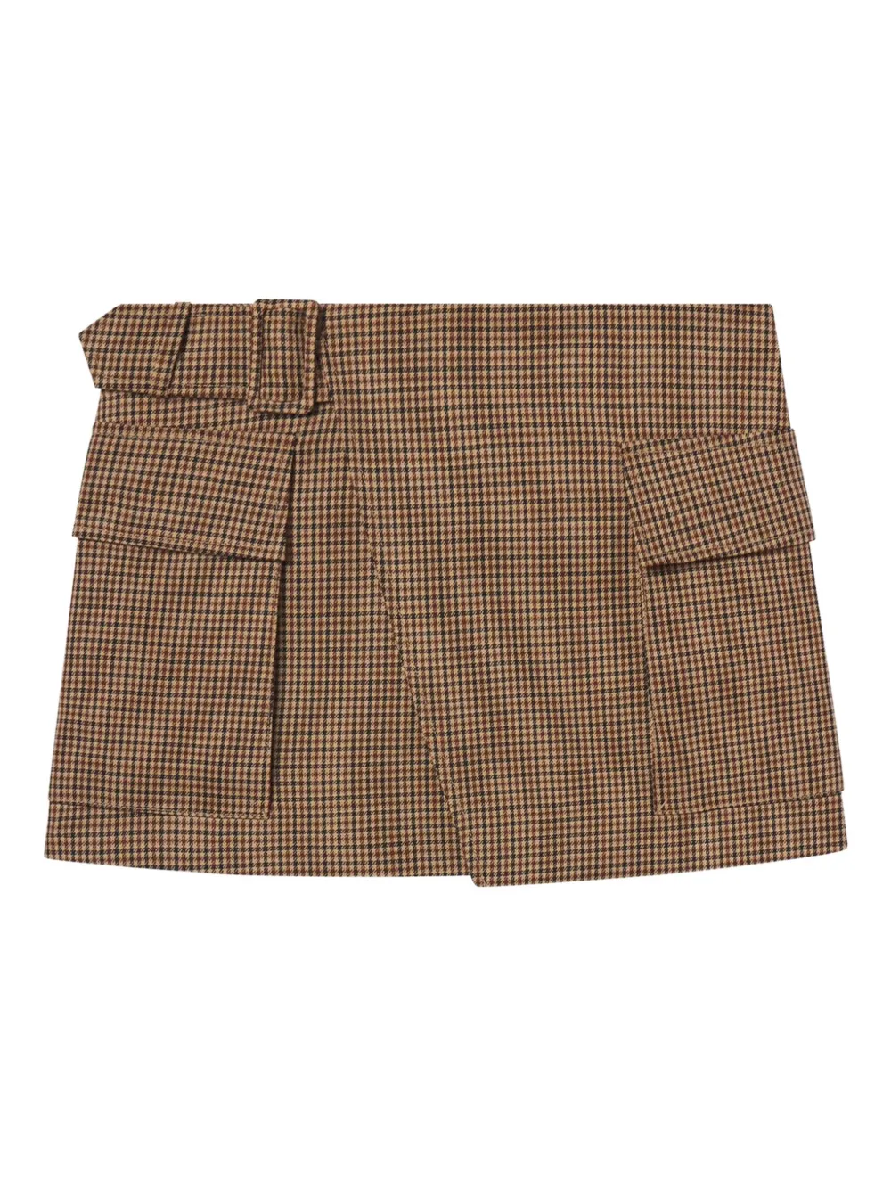 A.L.C. belted pocketed skirt - Bruin