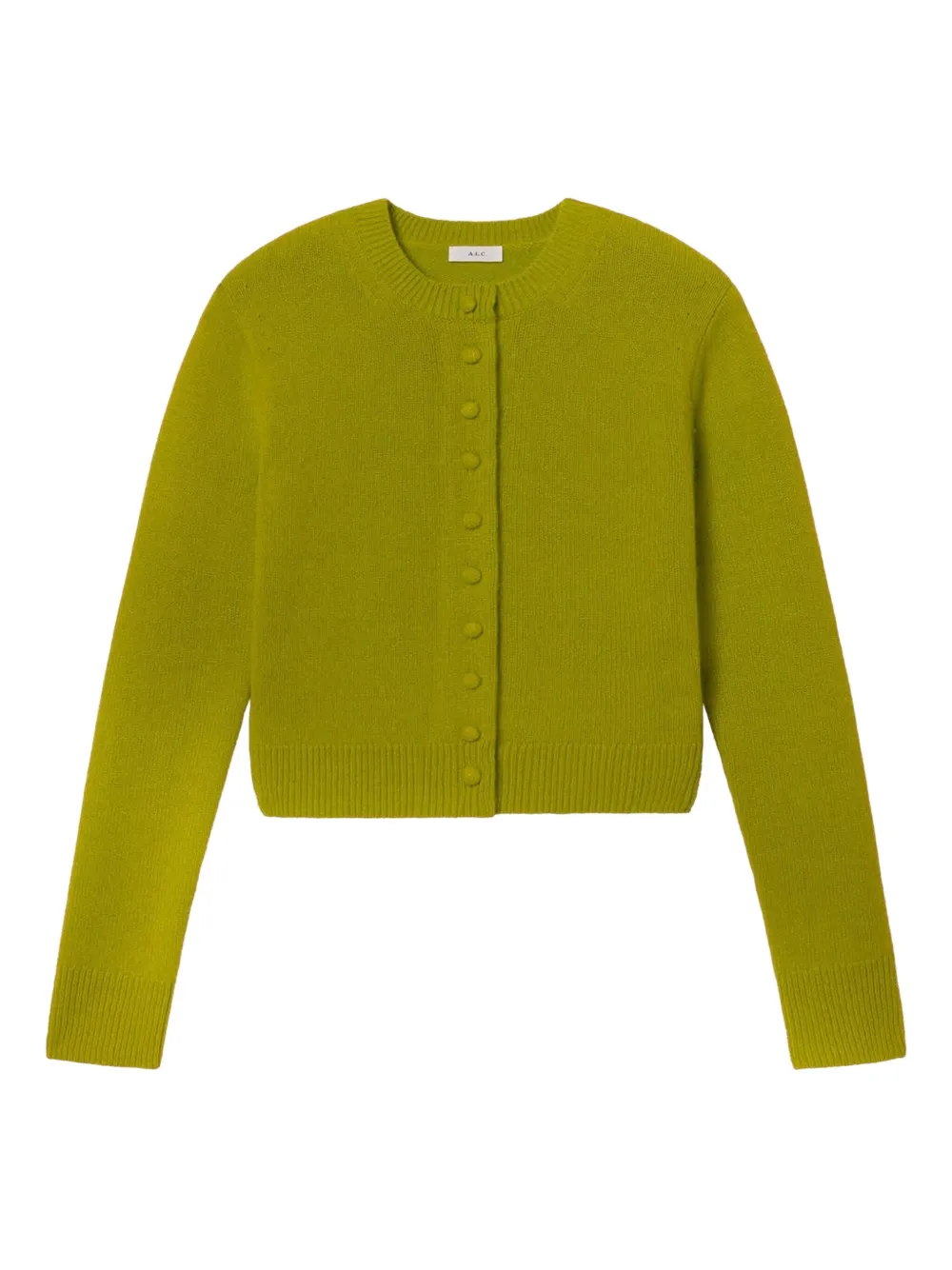 A.l.c Button-front Cardigan In Green