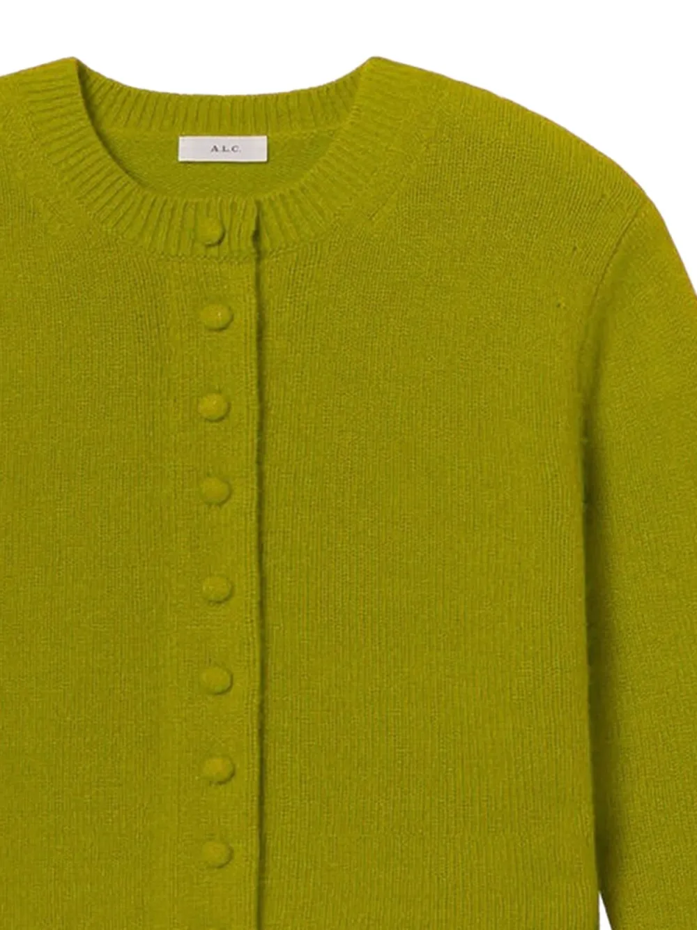 A.l.c Button-front Cardigan In Green