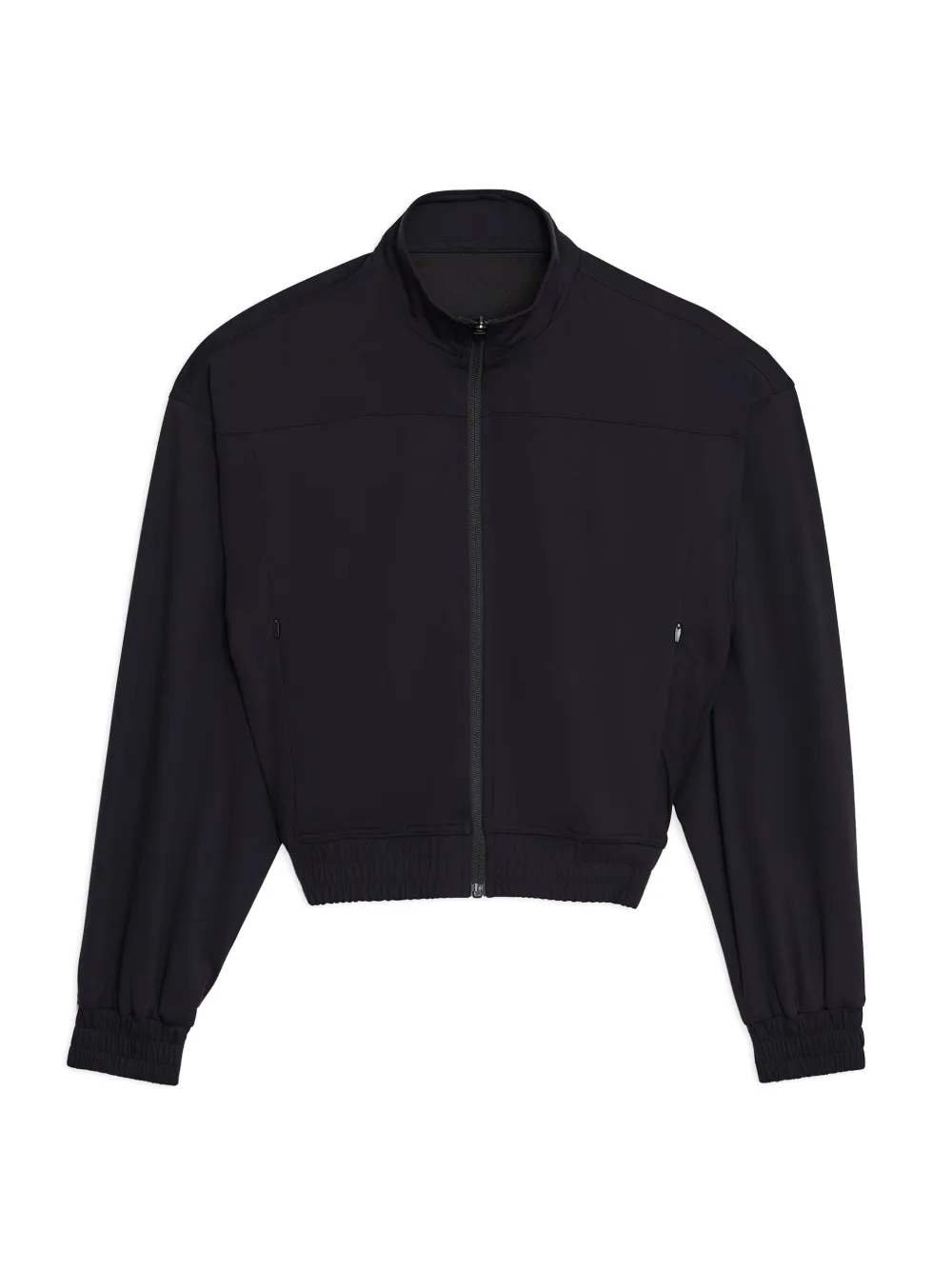 Splits59 Womens Black Harlowe Rigor Two-zip-pockets Stretch-woven Jacket In Black