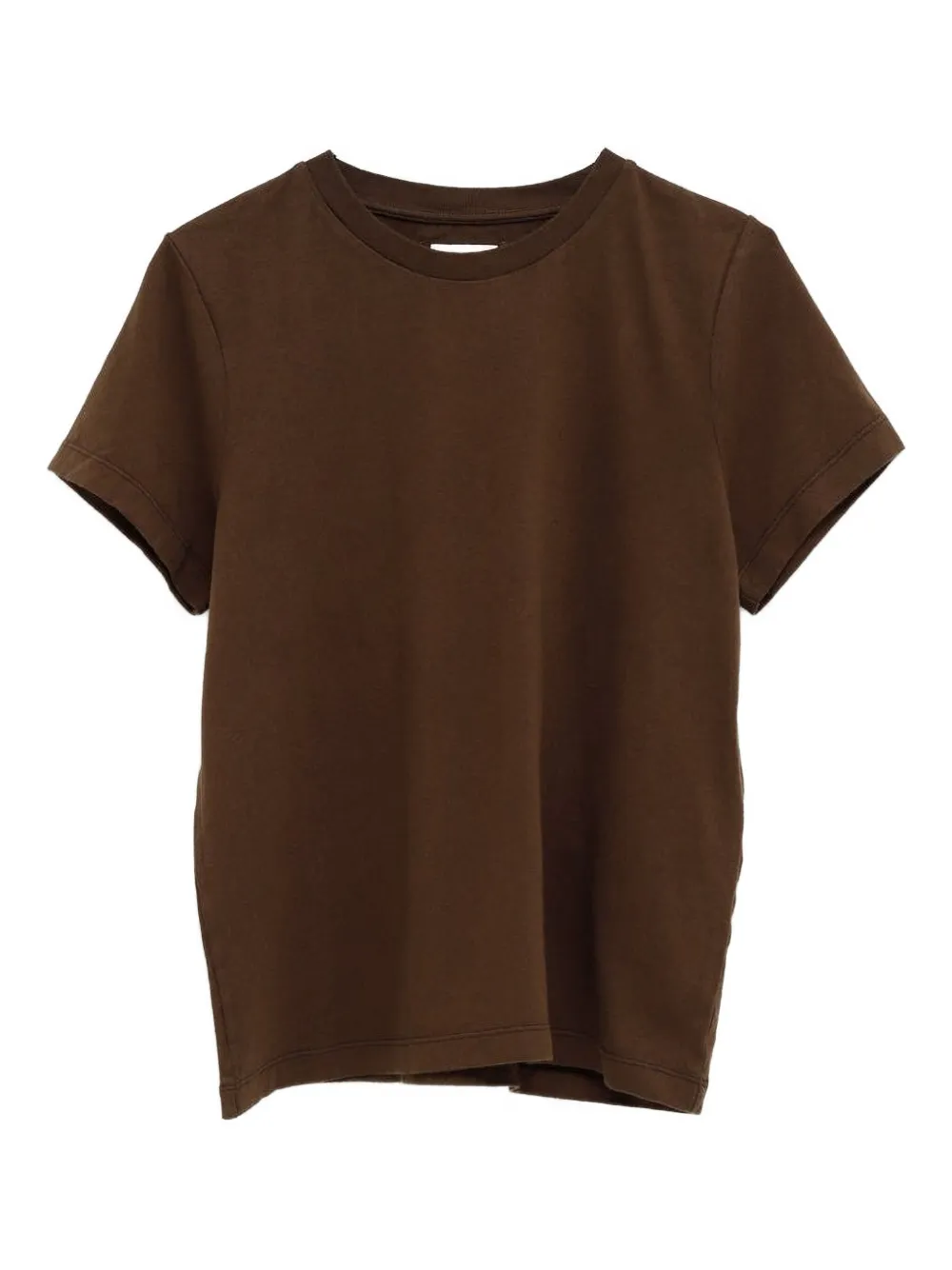 Khaite Short-sleeve Crew-neck T-shirt In Brown