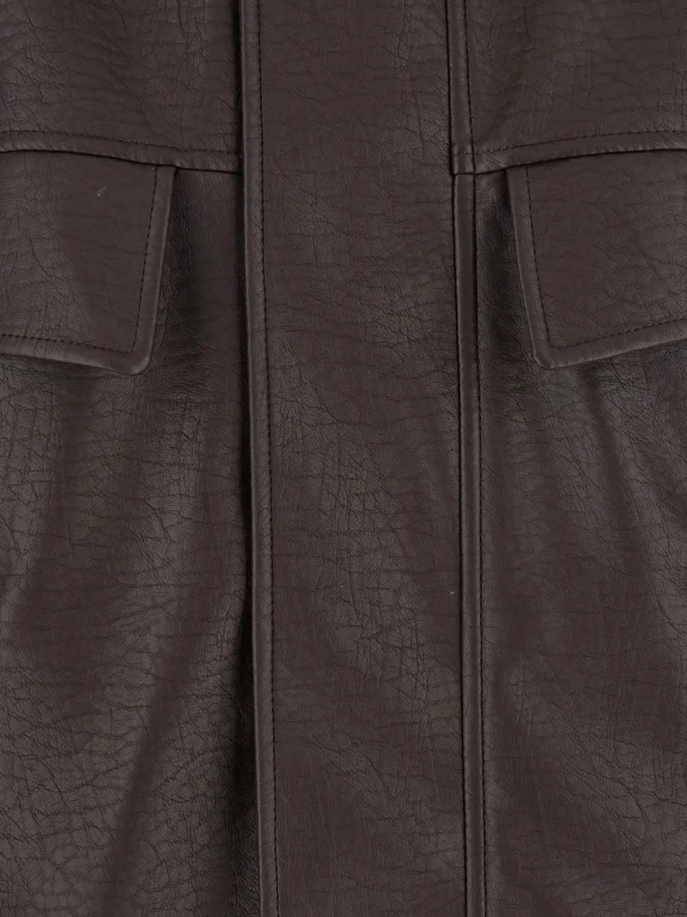 Rame Flap-pocket Zip-front Jacket In Brown