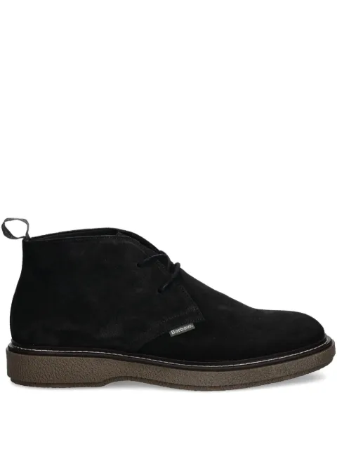 Barbour lace-up suede boots