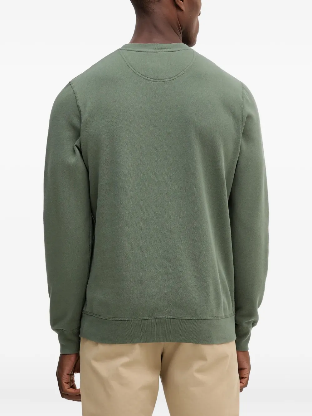 Barbour Prep Logo Crew-neck Sweathsirt In Green