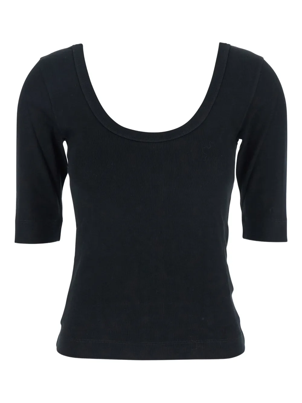 Brunello Cucinelli scoop-neck ribbed T-shirt | T-Shirts & Jersey Shirts | Image 2