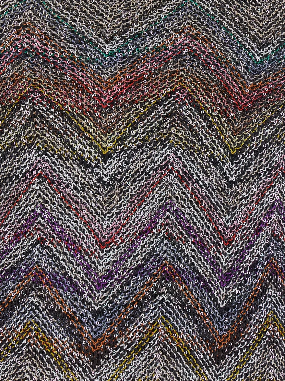 Missoni Mouwloze jurk met zigzag patroon Blauw