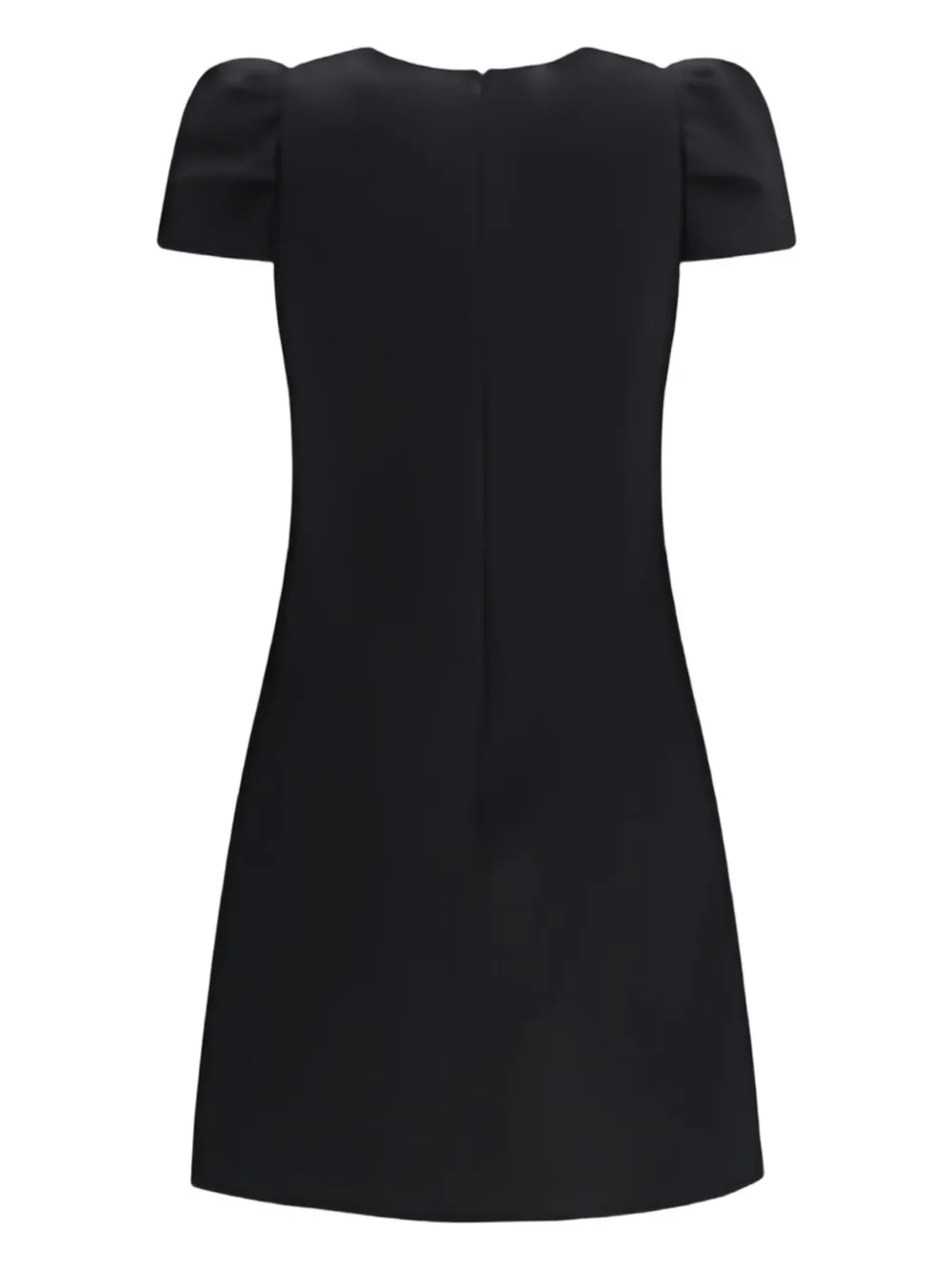 Alexander McQueen puff-sleeves day dress - Zwart