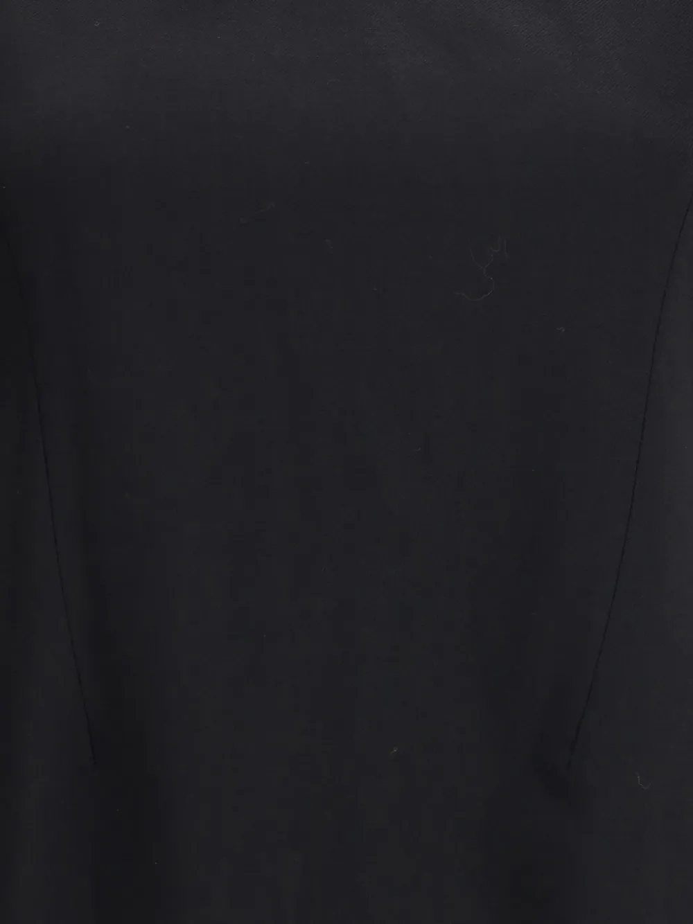 Alexander Mcqueen Short Sleeved Crewneck Mini Dress In Black