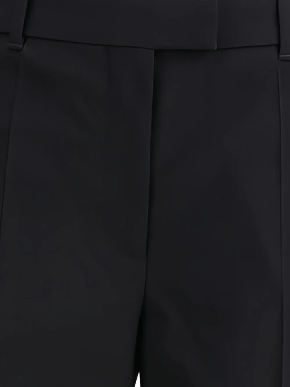 Alexander Mcqueen Pressed-crease Trousers In Black