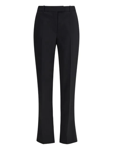Alexander McQueen pressed-crease trousers