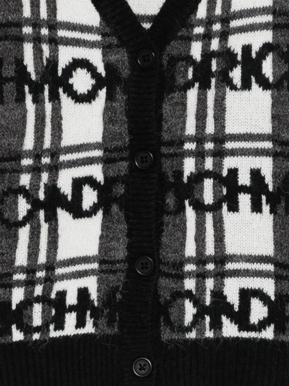 John Richmond Junior Button-up vest Zwart