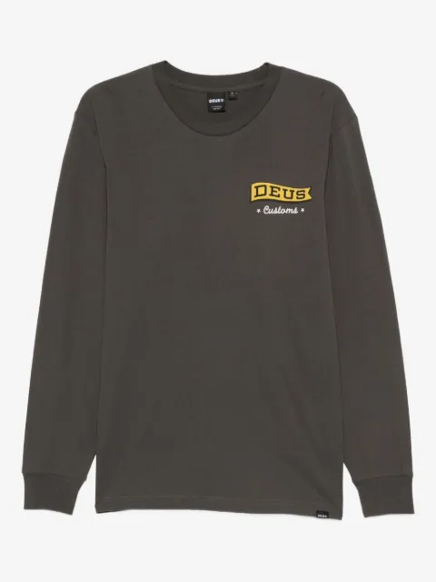 Deus Ex Machina long-sleeve logo-print T-shirt