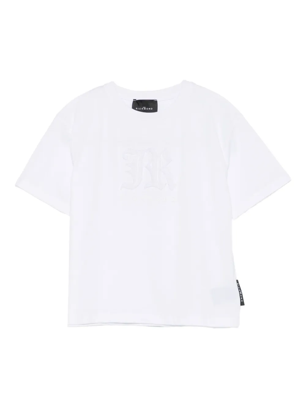 John Richmond Junior logo-patch T-shirt - Bianco