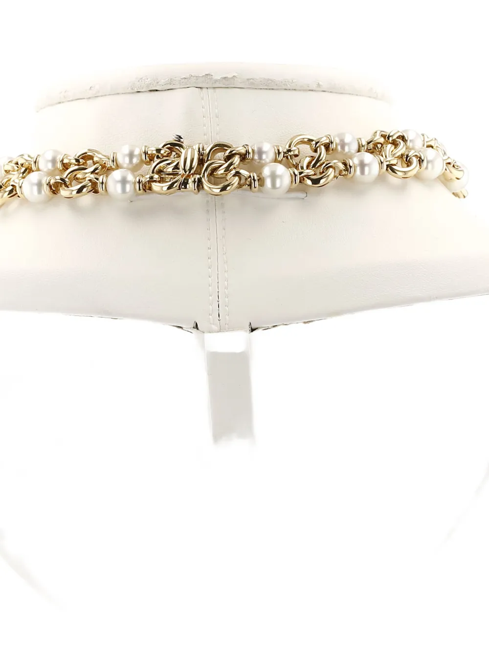 Pre-owned Bvlgari 1980s Yellow Gold Akoya Pearl Necklace