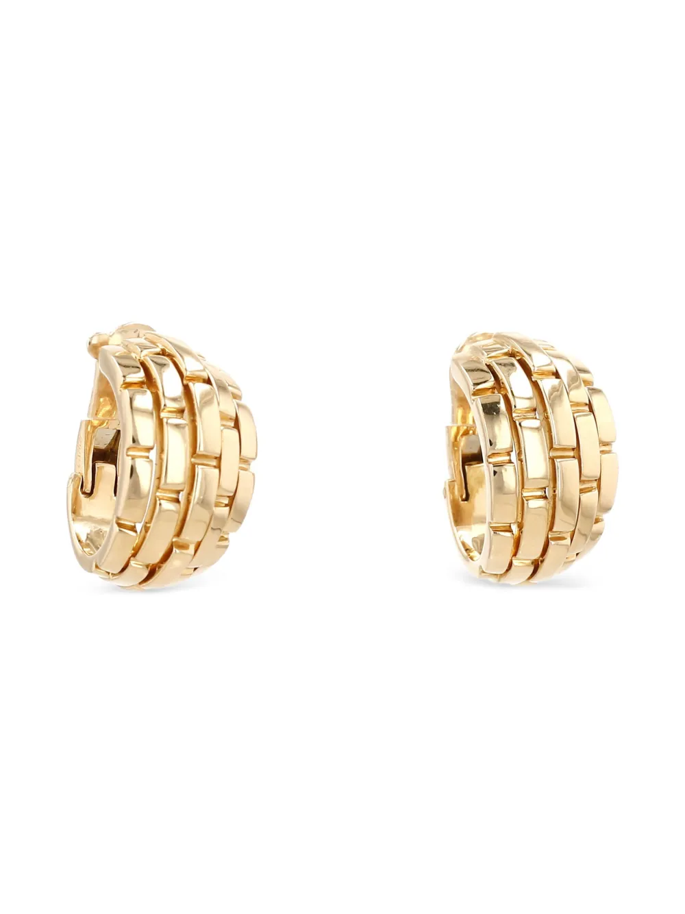 Cartier 1990s yellow gold Maillon Panthère earrings | Image 2