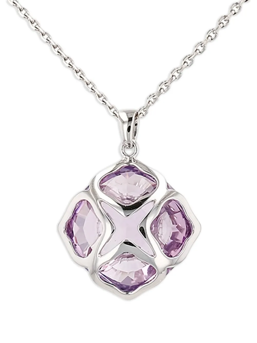 Chopard Pre-Owned 2000s white gold Imperaile amethyst necklace | Men | Image 2