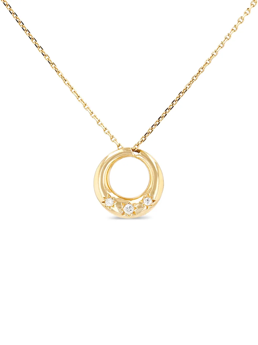 Chaumet 1990s yellow gold Anneau diamond necklace | Gold | Image 1