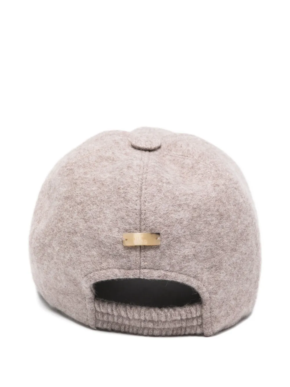 Fedeli Cashmere Panelled Cap In Neutral