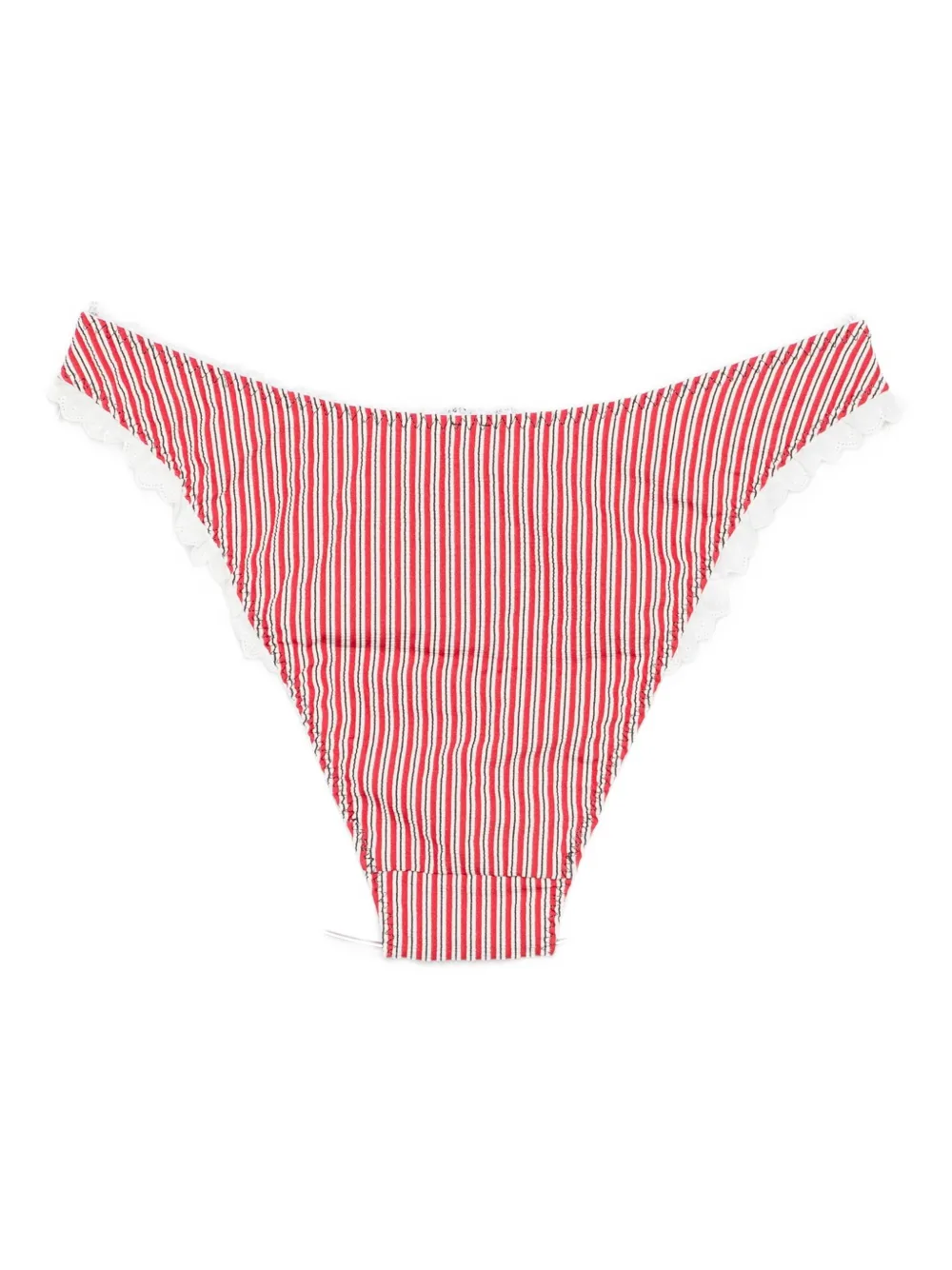 Agent Provocateur Striped Bikini Bottom In Multi