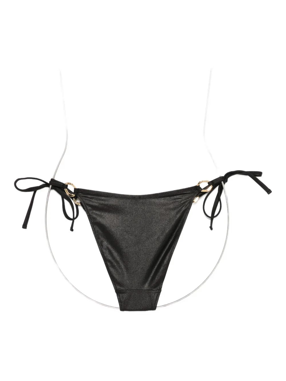 Agent Provocateur Chain-embellished Bikini Bottom In Black