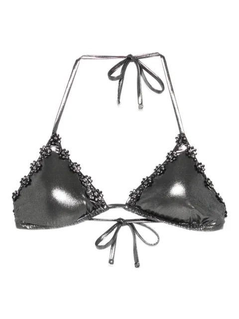 Agent Provocateur Sutiã de biquíni com aplicação floral