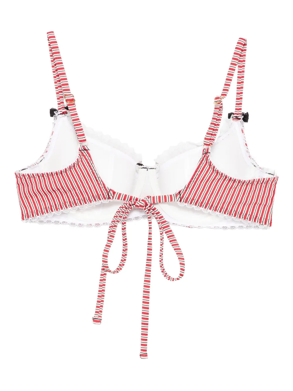 Agent Provocateur Milli striped bikini top | Bikinis | Image 2