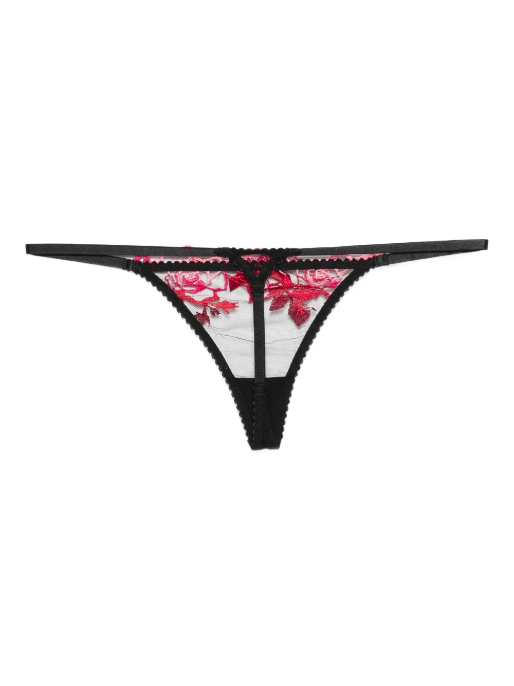 Agent Provocateur Callypso floral-embroidered thong | Image 2