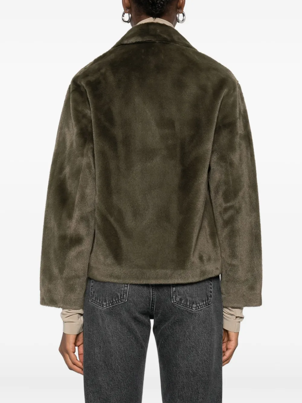 Betta Corradi Double-breasted Jacket In Green