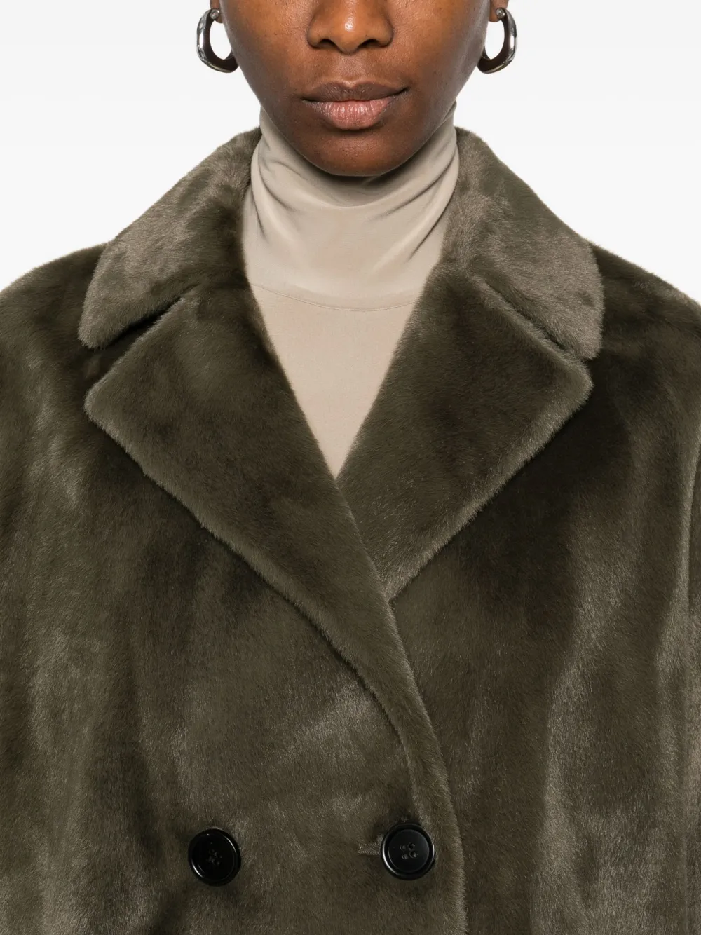 Betta Corradi Double-breasted Jacket In Green