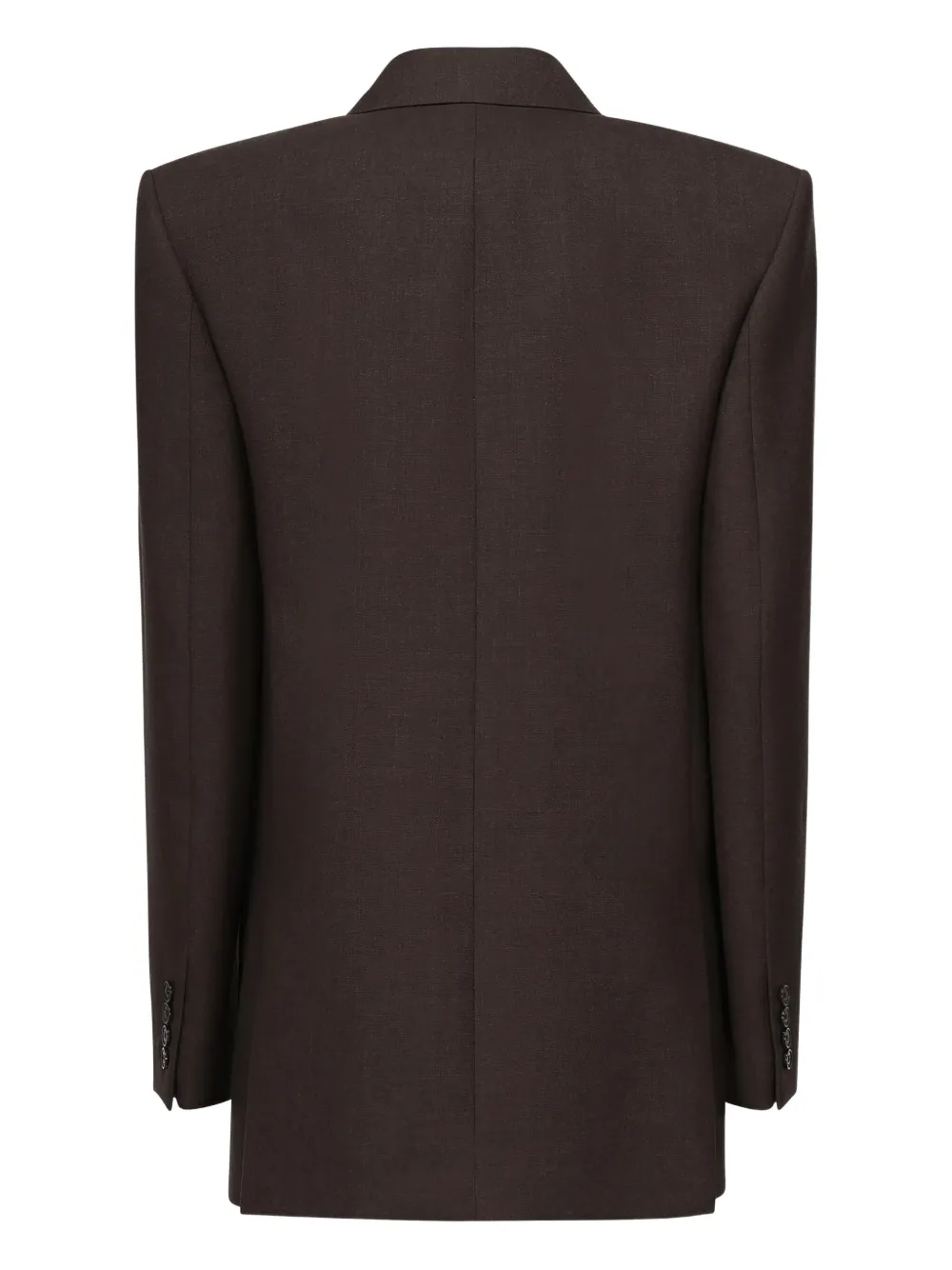 Saint Laurent double-breasted padded-shoulder jacket | Blazers | Image 2