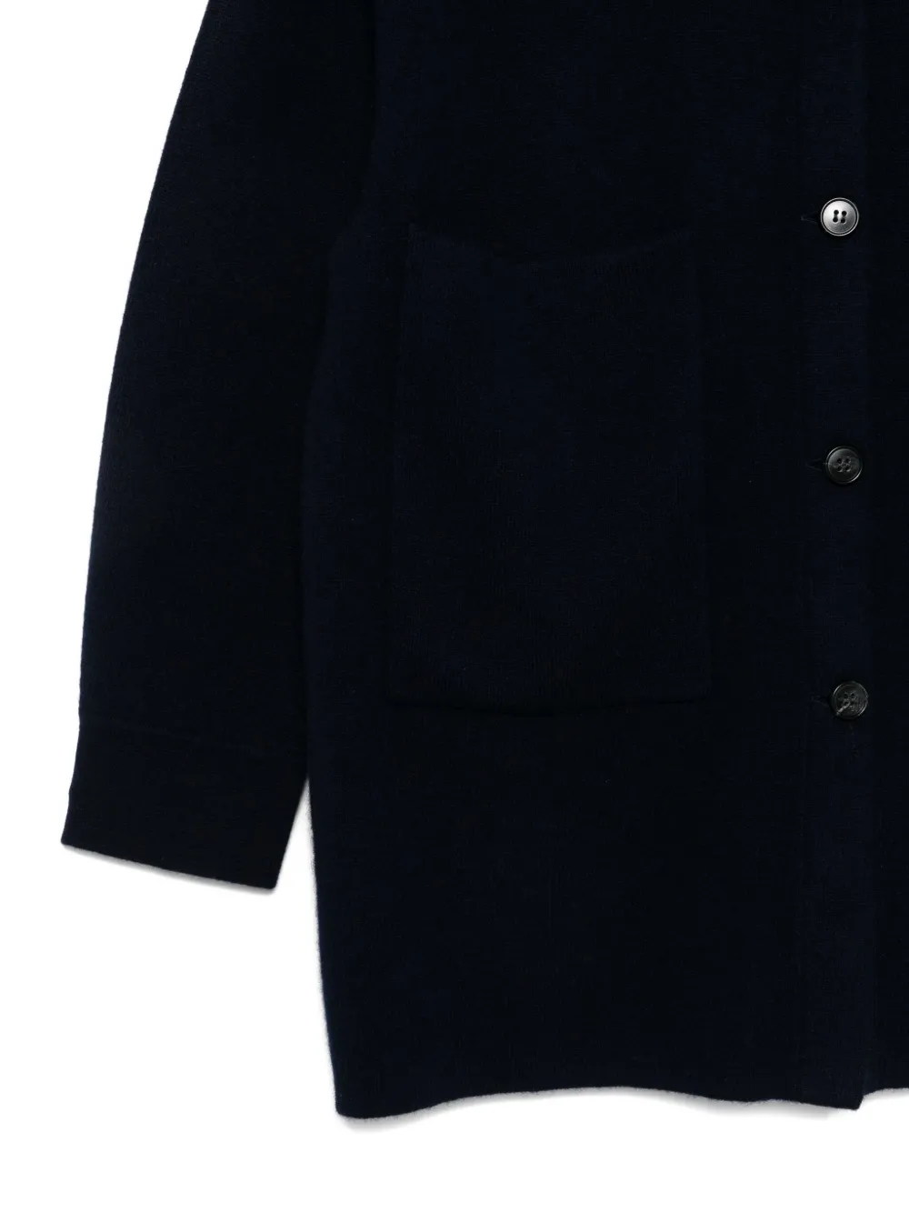 Lisa Yang Long Sleeve Cardigan In Blue