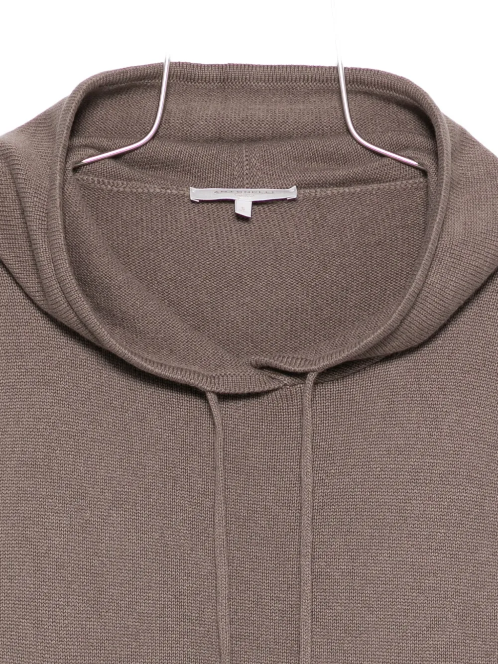 Antonelli Hooded Sweater In Brown