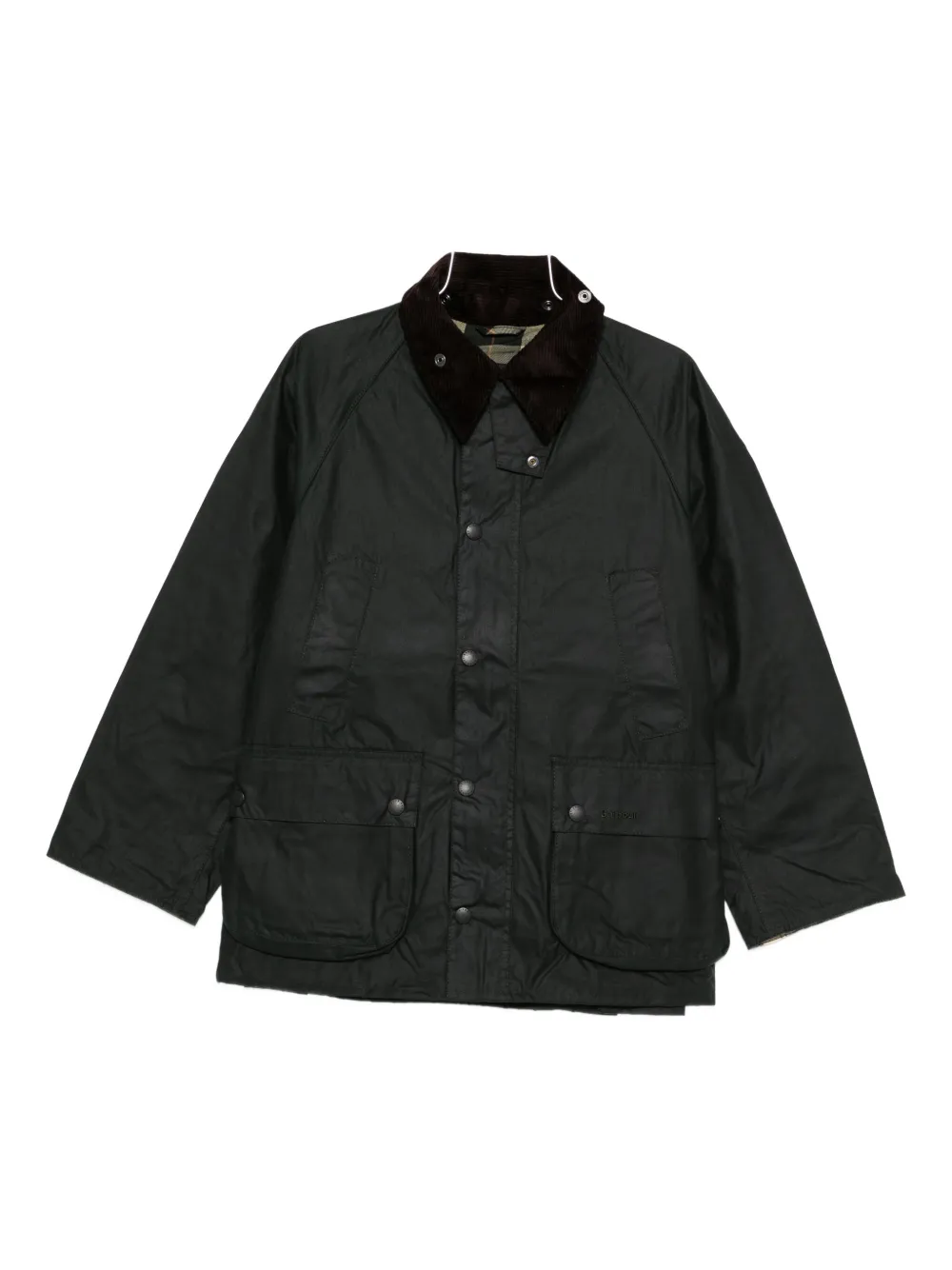 Barbour corduroy-collar coat | Green | Image 1