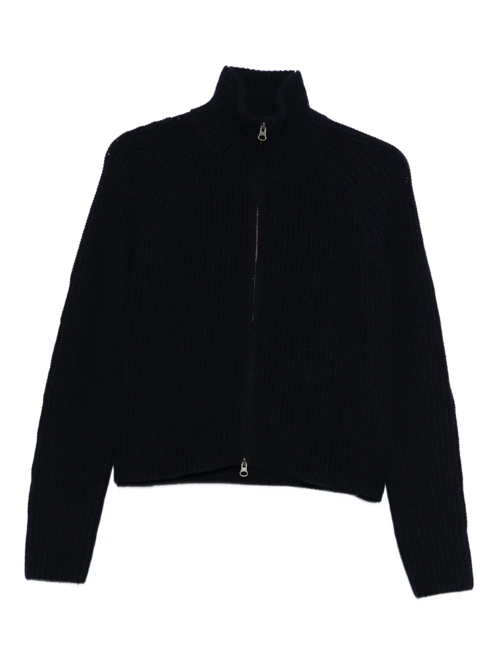 Lisa Yang Cashmere Zip-up Cardigan In Black