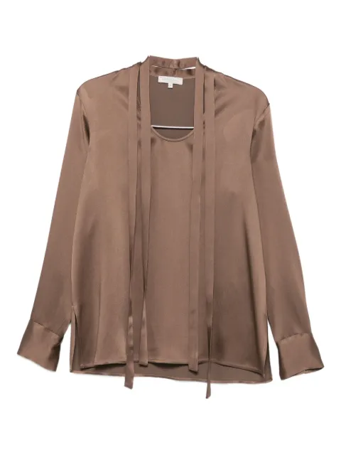 Antonelli tie-neck shirt