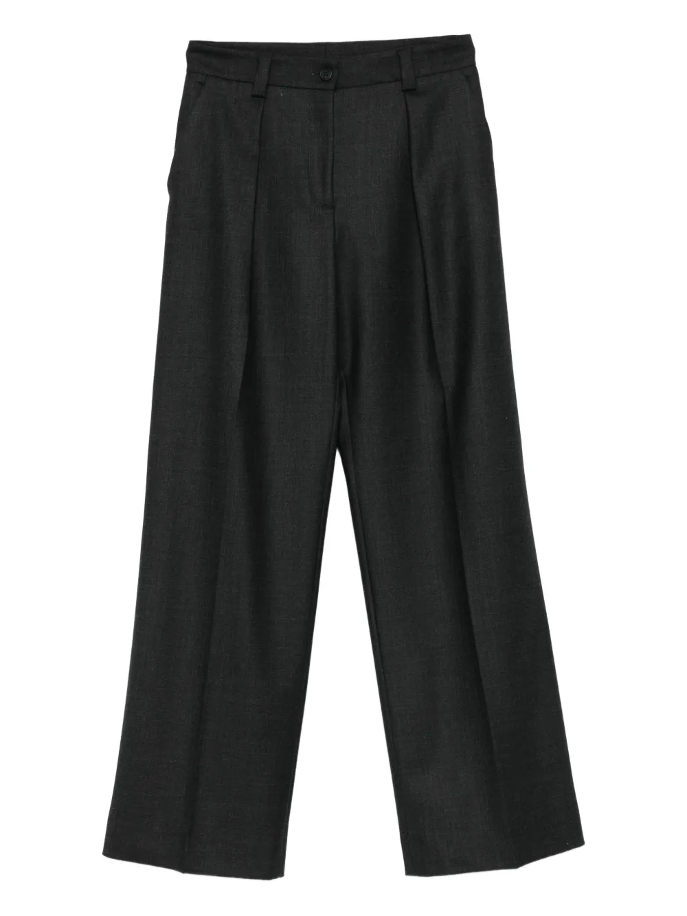 Antonelli Pleated Trousers In Black
