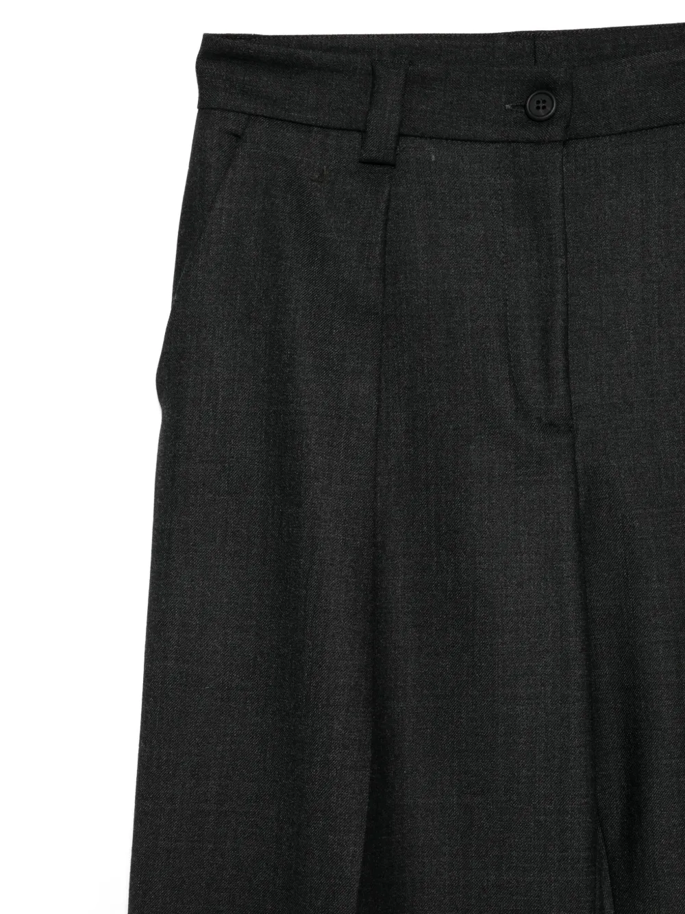 Antonelli Pleated Trousers In Black