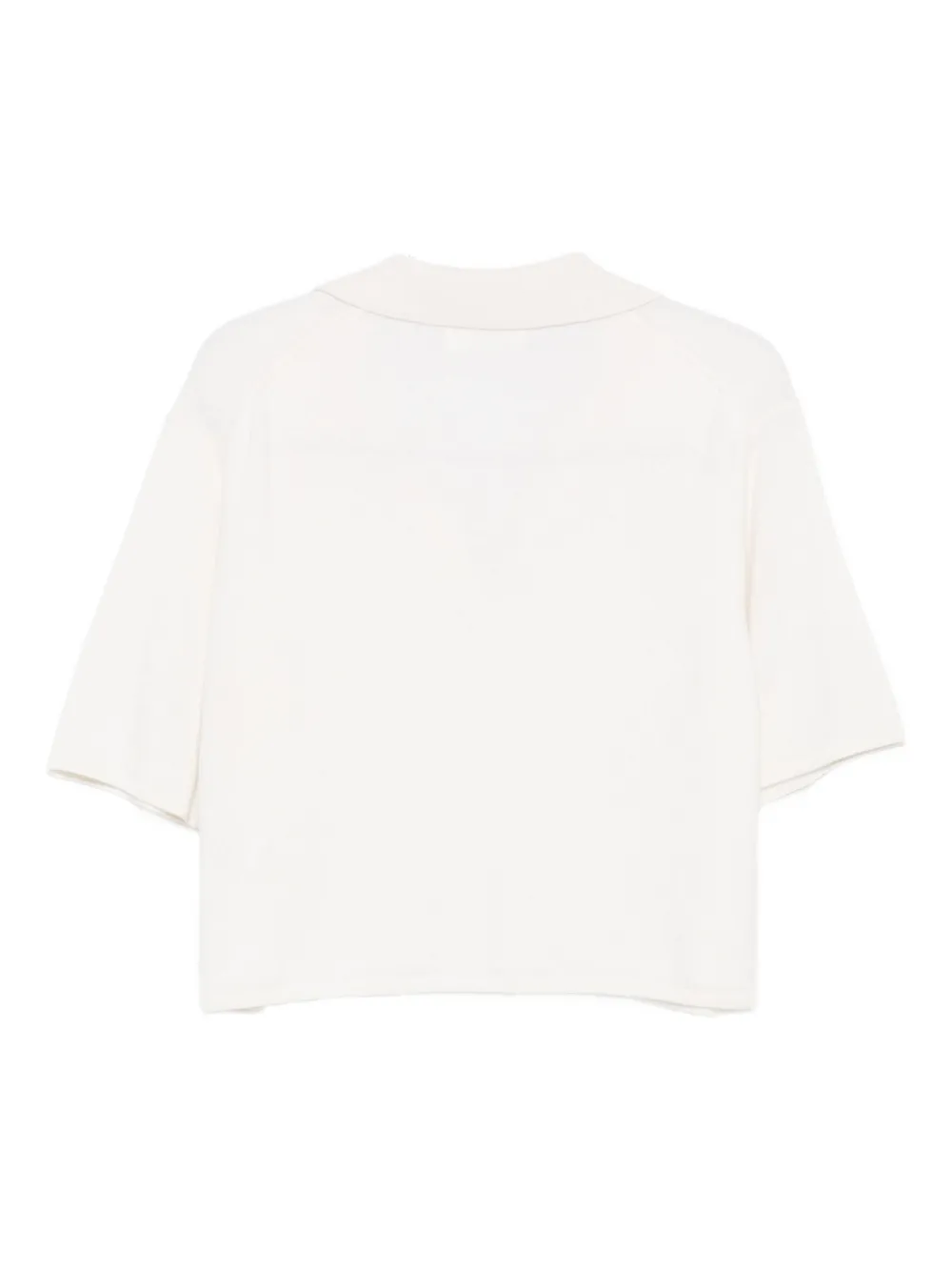 Lisa Yang polo-collar T-shirt - Beige